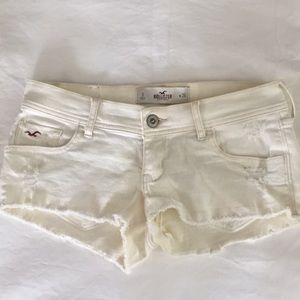 Cute white denim shorts